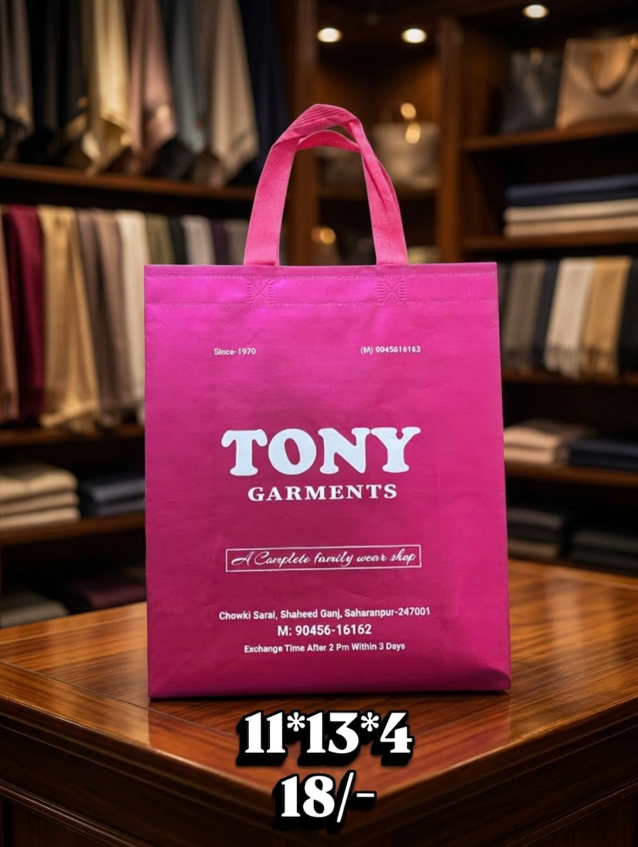Tony Garments · 11×13×4 · ₹18